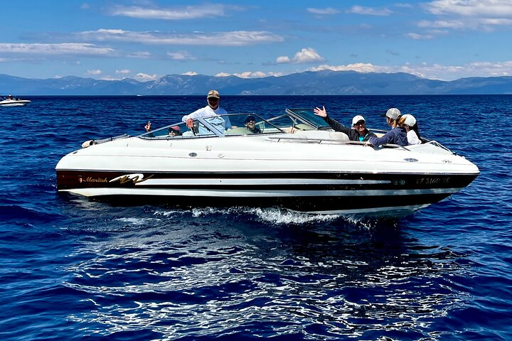 Full day tour on Lake Tahoe in the White Lightning up to 8 guests - Photo 1 of 18